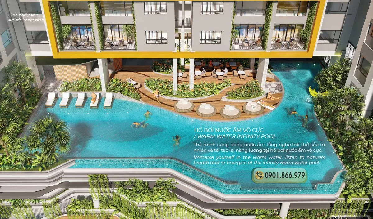 Hồ bơi tại Phú Đông Sky Garden