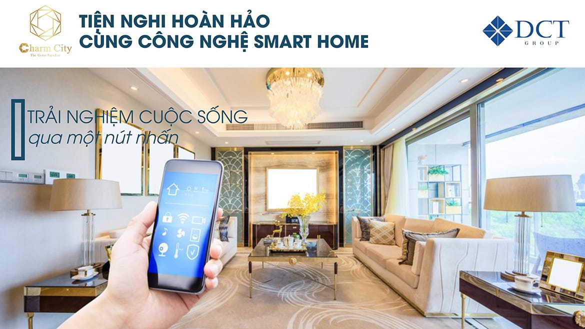 Nội thất dự án căn hộ chung cư Charm City Dĩ An Bình Dương chủ đầu tư DCT group