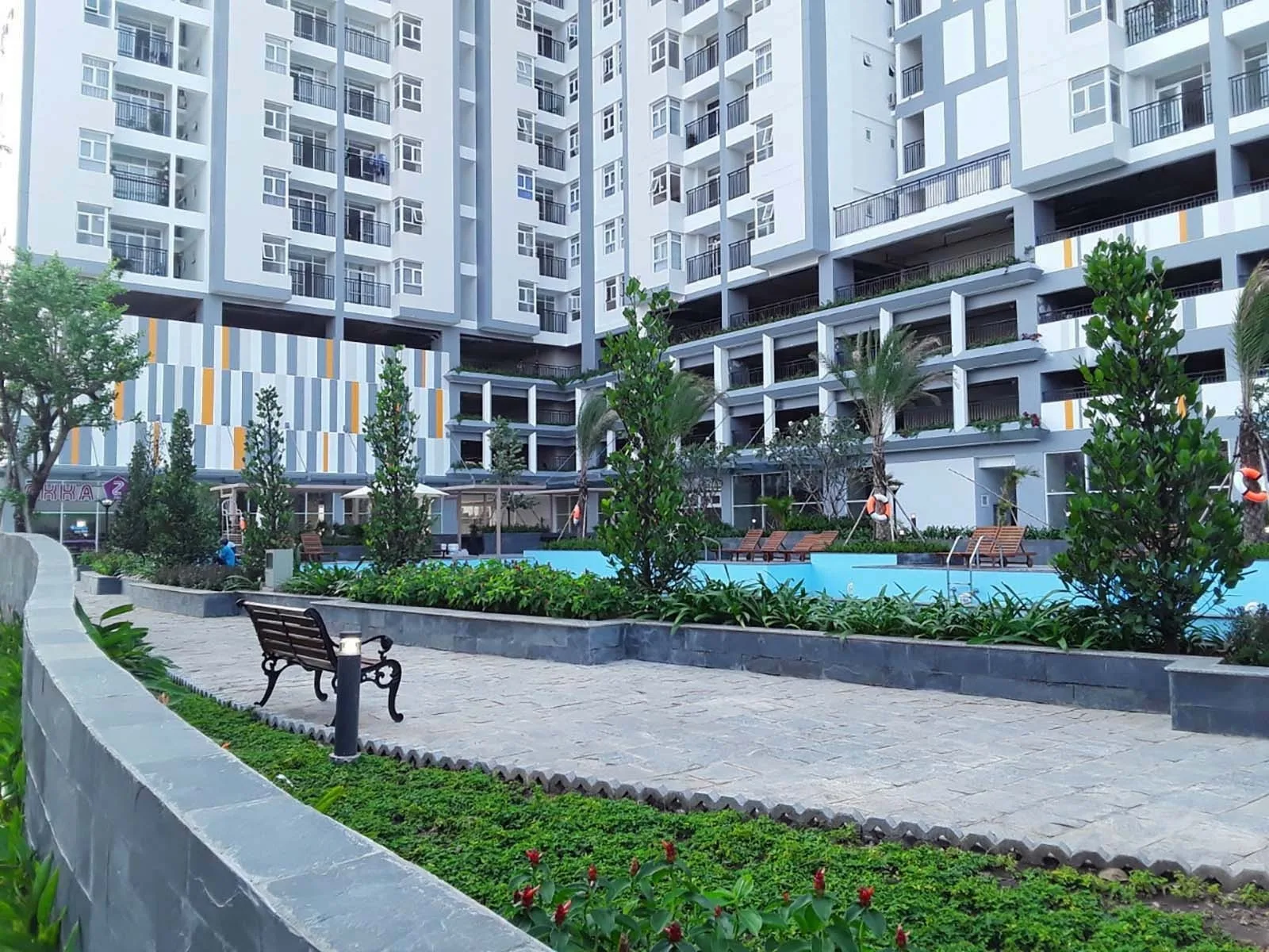 Tổng thể không gian tiện ích nội khu hiện đại của Him Lam Phú Đông.