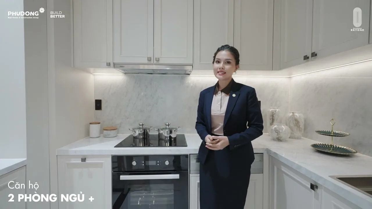 nhà mẫu căn hộ 2PN Phú Đông Sky One