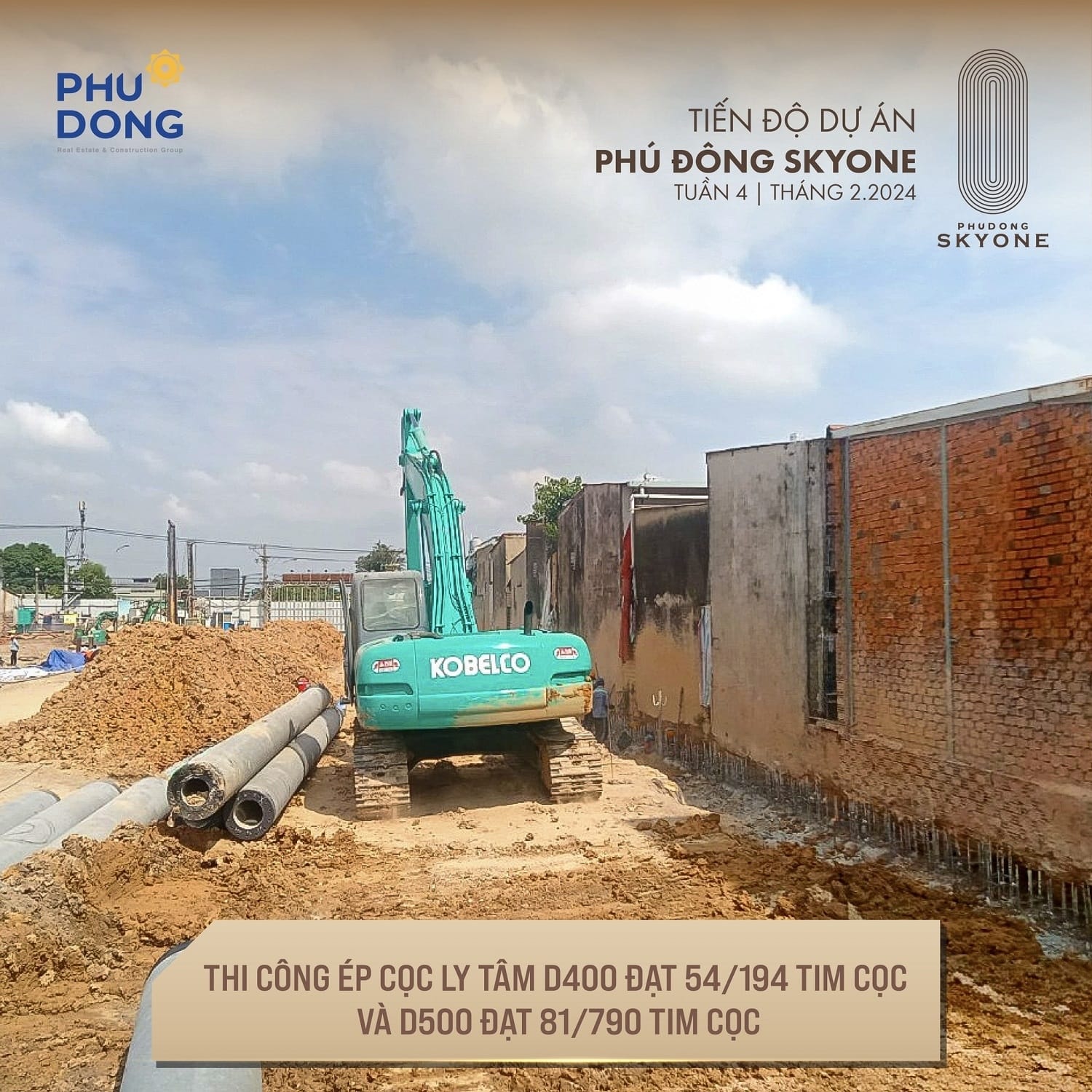 Tiến độ thi công Phú Đông SkyOne Bình Dương